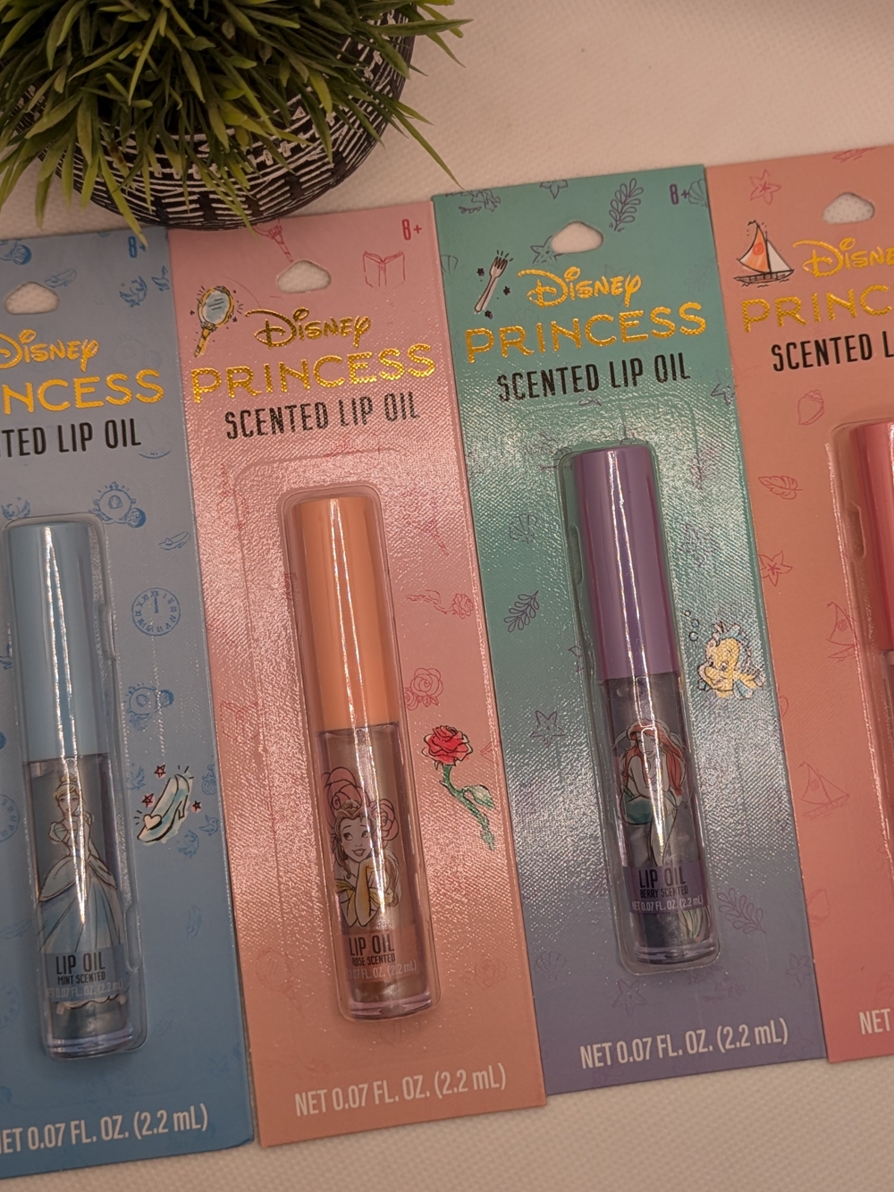 Disney Princess Scented Lip Oil 4 Princess